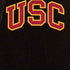 University of Southern California USC Logo Black Distressed iPhone XS Skin