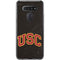 University of Southern California USC Logo Black Distressed LG K51/Q51 Clear Case