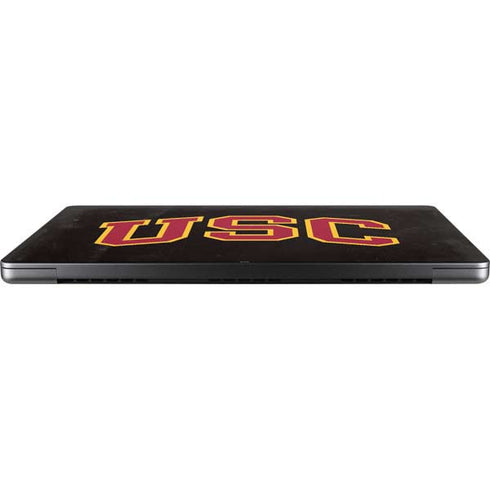 University of Southern California USC Logo Black Distressed MacBook Pro 14in (2021-24) Skin