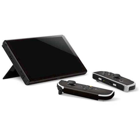 University of Southern California USC Logo Black Distressed Nintendo Switch OLED (2021) Skin