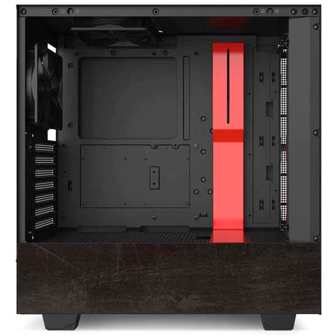 University of Southern California USC Logo Black Distressed NZXT H510 Compact ATX Mid-Tower Case Skin