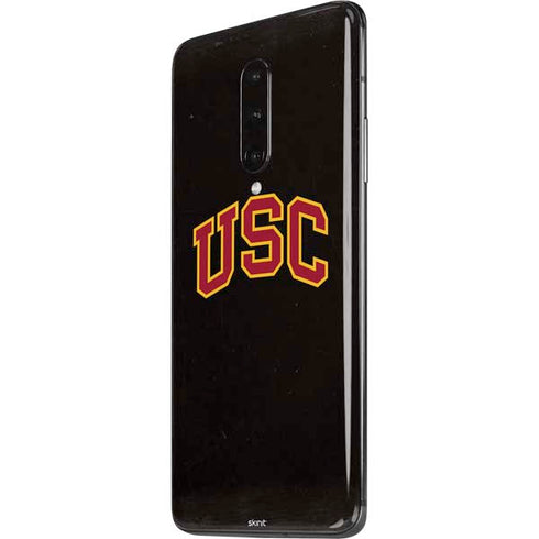 University of Southern California USC Logo Black Distressed OnePlus 7 Pro Skin