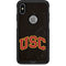 University of Southern California USC Logo Black Distressed Otterbox Commuter iPhone Skin