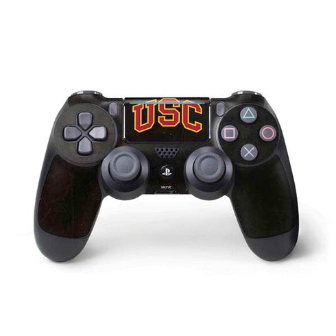 University of Southern California USC Logo Black Distressed PS4 Pro/Slim Controller Skin