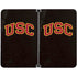 University of Southern California USC Logo Black Distressed Surface Duo Skin