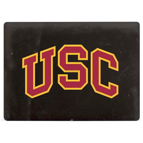 University of Southern California USC Logo Black Distressed Surface Laptop 2 Skin
