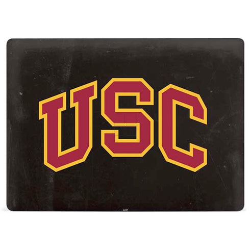 University of Southern California USC Logo Black Distressed Surface Laptop 3 13.5in Skin