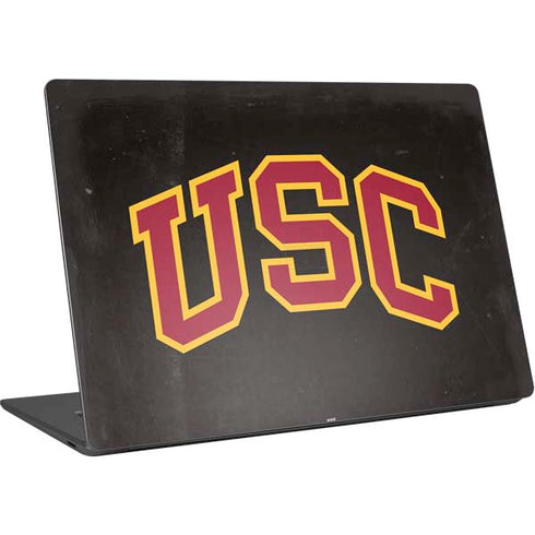 University of Southern California USC Logo Black Distressed Surface Laptop 4 15in Skin