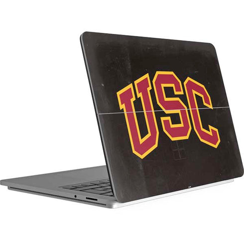University of Southern California USC Logo Black Distressed Surface Laptop Studio Skin