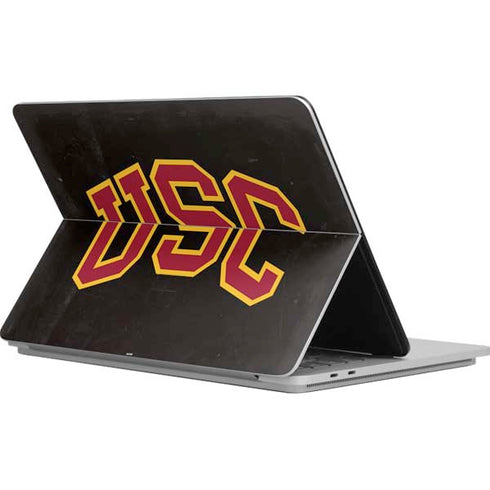 University of Southern California USC Logo Black Distressed Surface Laptop Studio Skin