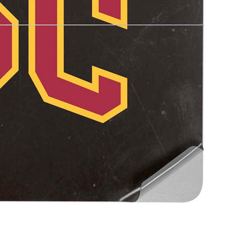 University of Southern California USC Logo Black Distressed Surface Laptop Studio Skin