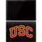 University of Southern California USC Logo Black Distressed Surface Pro 7 Skin