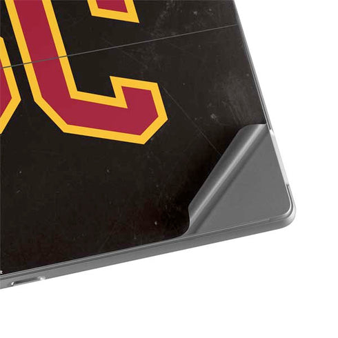 University of Southern California USC Logo Black Distressed Surface Pro 8 Skin