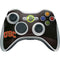 University of Southern California USC Logo Black Distressed Xbox 360 Wireless Controller Skin