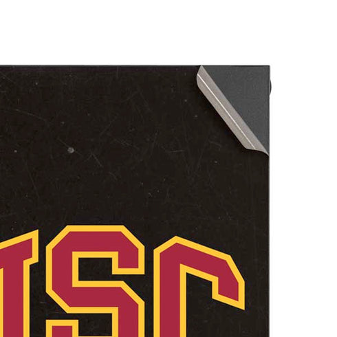 University of Southern California USC Logo Black Distressed Xbox Series X Console Skin