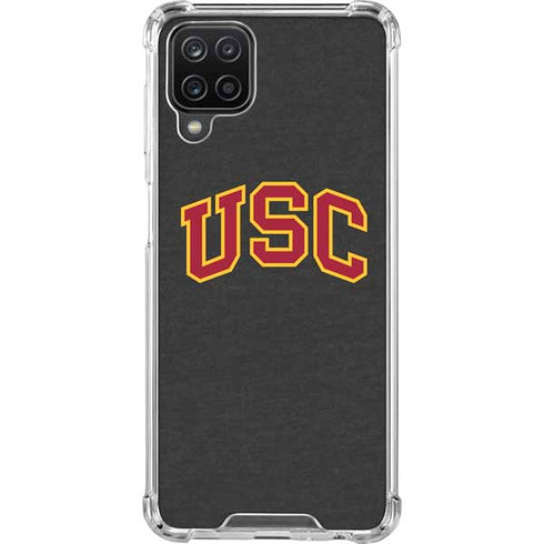 University of Southern California USC Official Logo Galaxy A12 Clear Case