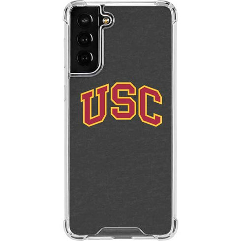 University of Southern California USC Official Logo Galaxy S21 FE Clear Case