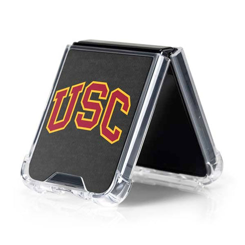 University of Southern California USC Official Logo Galaxy Z Flip5 5G Clear Case