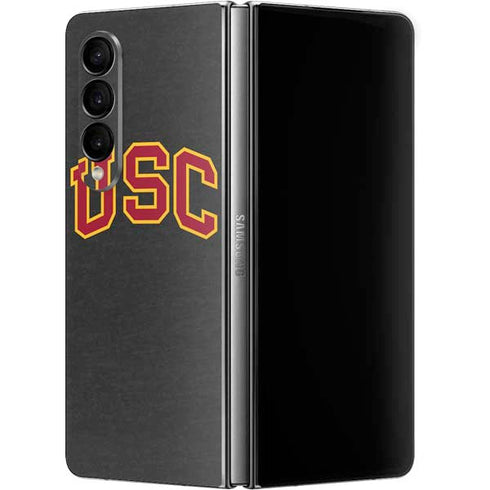 University of Southern California USC Official Logo Galaxy Z Fold4 5G Skin