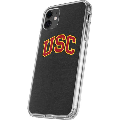 University of Southern California USC Official Logo iPhone 11 Clear Case