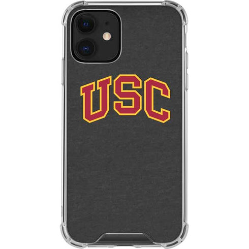 University of Southern California USC Official Logo iPhone 12 Clear Case