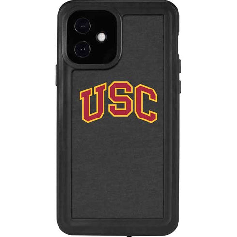 University of Southern California USC Official Logo iPhone 12 Waterproof Case