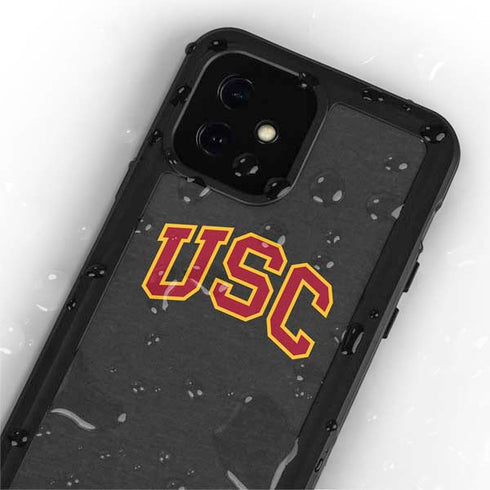 University of Southern California USC Official Logo iPhone 12 Waterproof Case