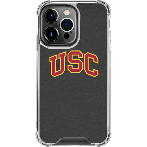 University of Southern California USC Official Logo iPhone 14 Pro Clear Case