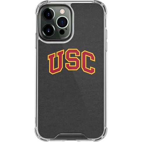 University of Southern California USC Official Logo iPhone 15 Pro Max Clear Case