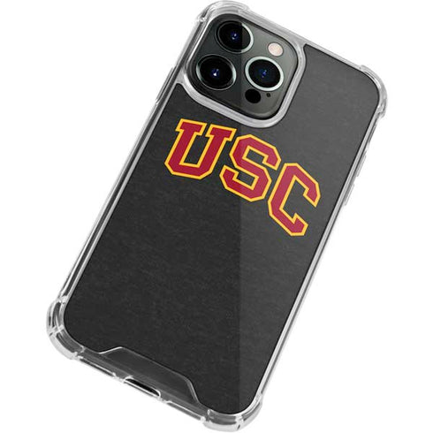 University of Southern California USC Official Logo iPhone 15 Pro Max Clear Case