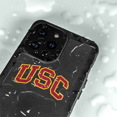 University of Southern California USC Official Logo iPhone 14 Pro Max Waterproof Case