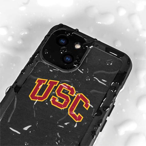 University of Southern California USC Official Logo iPhone 15 Plus Waterproof Case