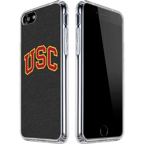 University of Southern California USC Official Logo iPhone SE (2nd & 3rd Gen) Clear Case
