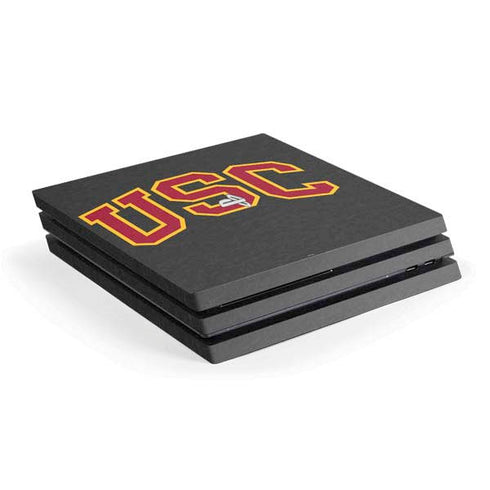 University of Southern California USC Official Logo PS4 Pro Console Skin