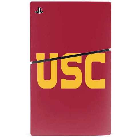 University of Southern California USC PS5 Slim Disk Console Skin