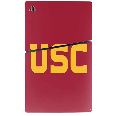 University of Southern California USC PS5 Slim Digital Edition Console Skin