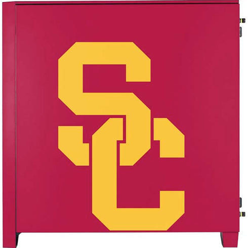 University of Southern California USC Red Logo Corsair 4000D Tempered Glass Mid-Tower ATX Case Skin