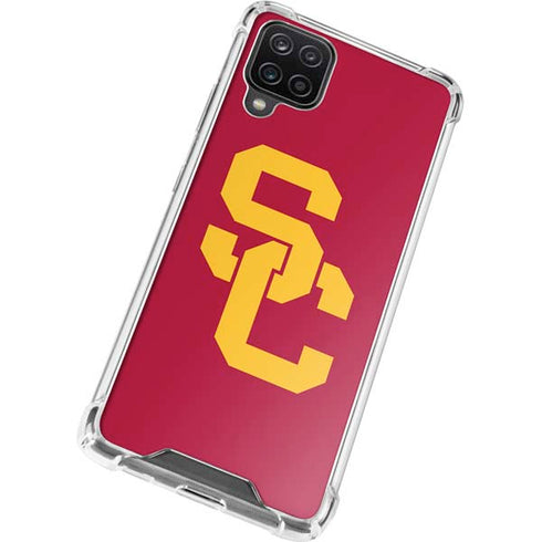 University of Southern California USC Red Logo Galaxy A12 Clear Case