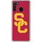University of Southern California USC Red Logo Galaxy A21 Clear Case