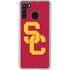 University of Southern California USC Red Logo Galaxy A21 Clear Case