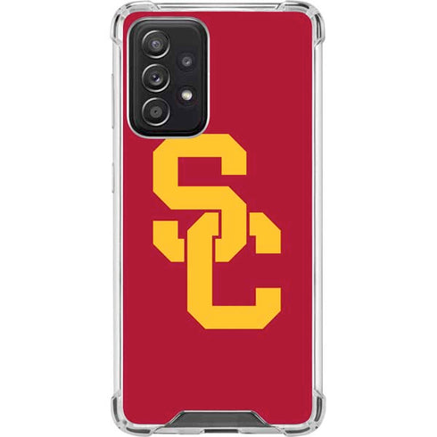 University of Southern California USC Red Logo Galaxy A52 5G Clear Case