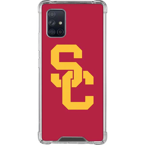 University of Southern California USC Red Logo Galaxy A71 5G Clear Case