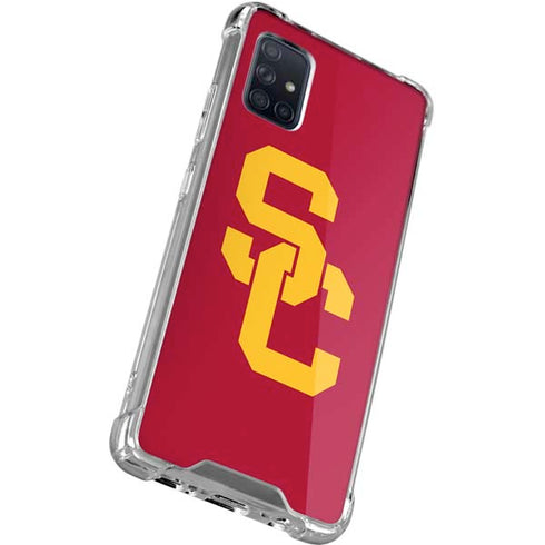 University of Southern California USC Red Logo Galaxy A71 5G Clear Case