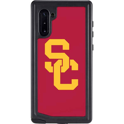 University of Southern California USC Red Logo Galaxy Note 10 Waterproof Case