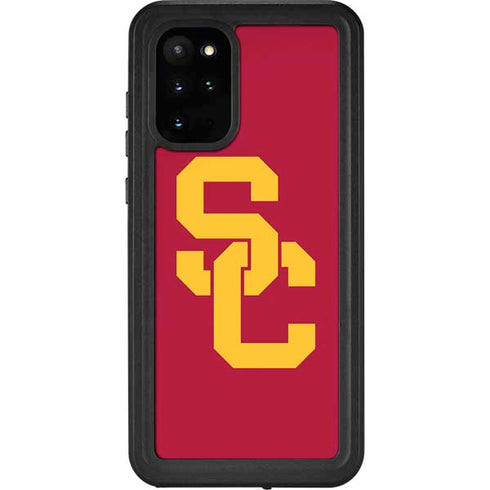 University of Southern California USC Red Logo Galaxy S20 Plus Waterproof Case