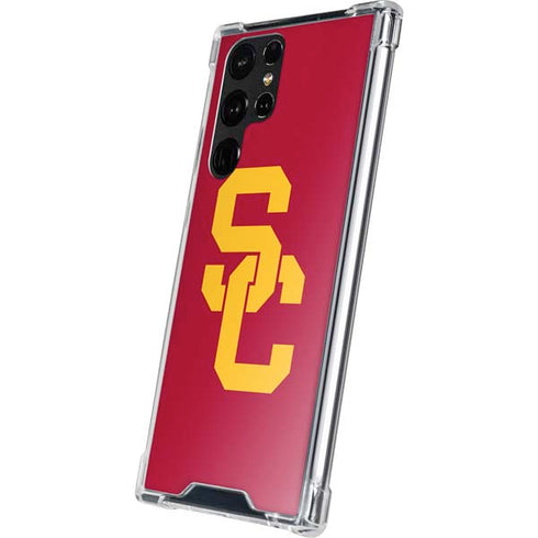 University of Southern California USC Red Logo Galaxy S22 Ultra Clear Case