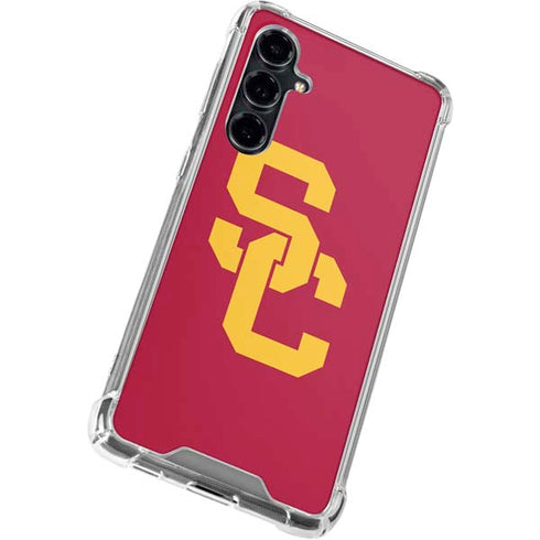 University of Southern California USC Red Logo Galaxy S23 FE Clear Case