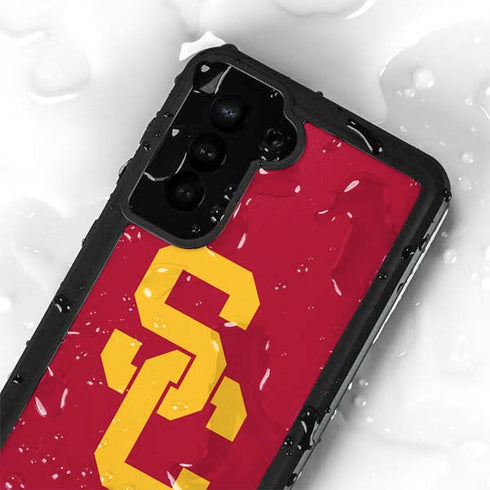 University of Southern California USC Red Logo Galaxy S23 Waterproof Case