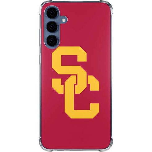 University of Southern California USC Red Logo Galaxy S24 Clear Case