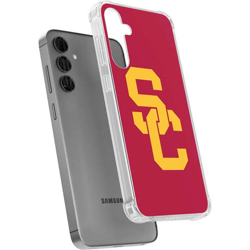 University of Southern California USC Red Logo Galaxy S24 Plus Clear Case
